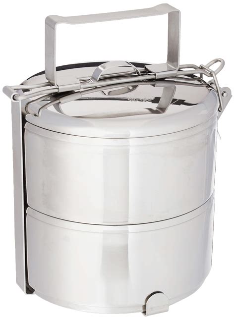 Zebra brand, Stainless steel food carrier 14cm x 2 tier 